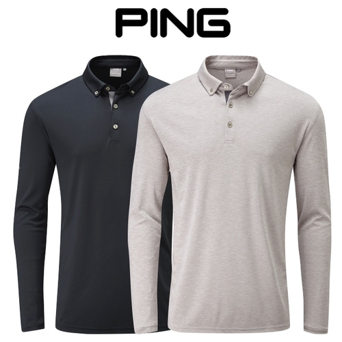 Ping Flynn Long Sleeve Golf Polo Shirt Special Offer